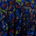 #1268 Glass Forest, oil painting, Willard Art