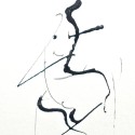 Goby Squiggle, WillardGobyArt, Pen & Ink, #1366