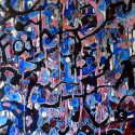 #1411, Acrylic, Willard Art, Abstract