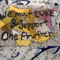 We Must Love and Support One Another, #1491, Miniature. Willard Art