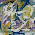#821 abstract watercolor, art under $500