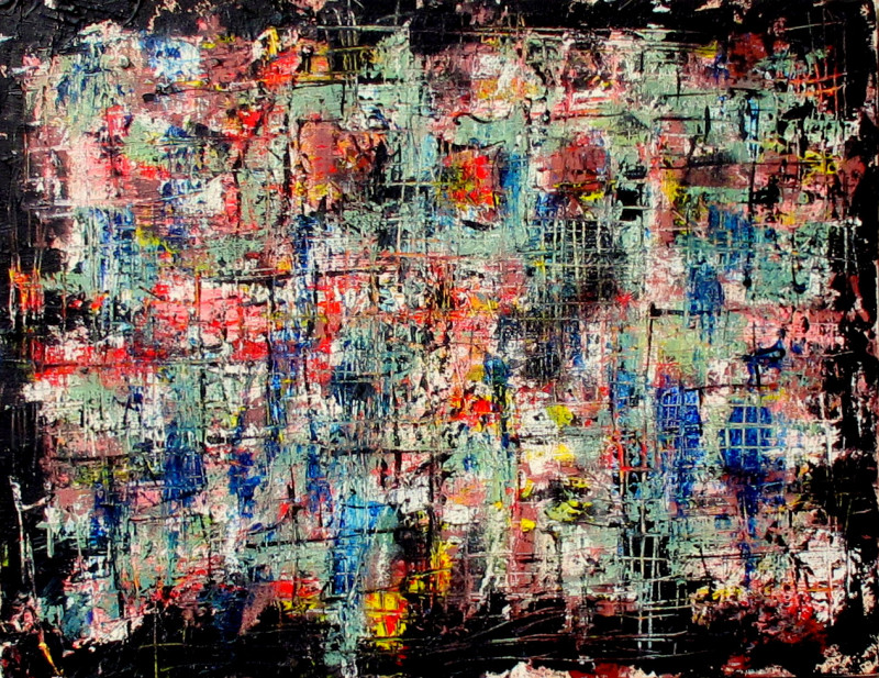 #1012 abstract acrylic