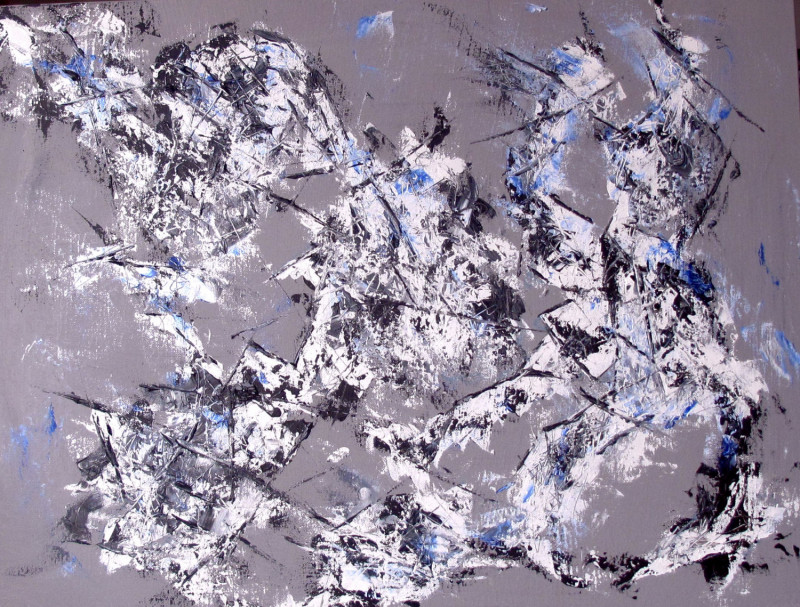#1124 Oil over acrylic on canvas