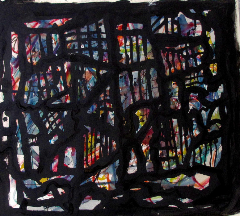 #1125 Abstract Mixed Media