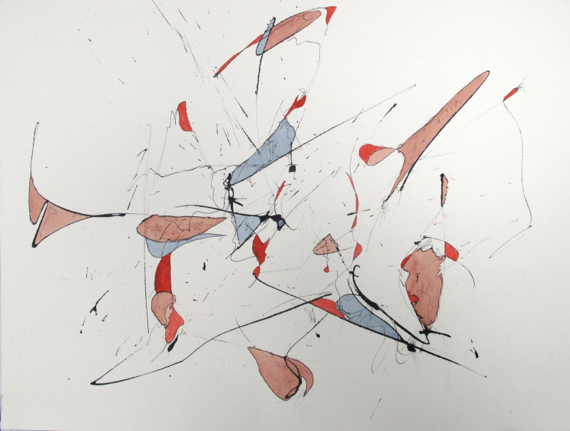 #1145 Watercolor, ink