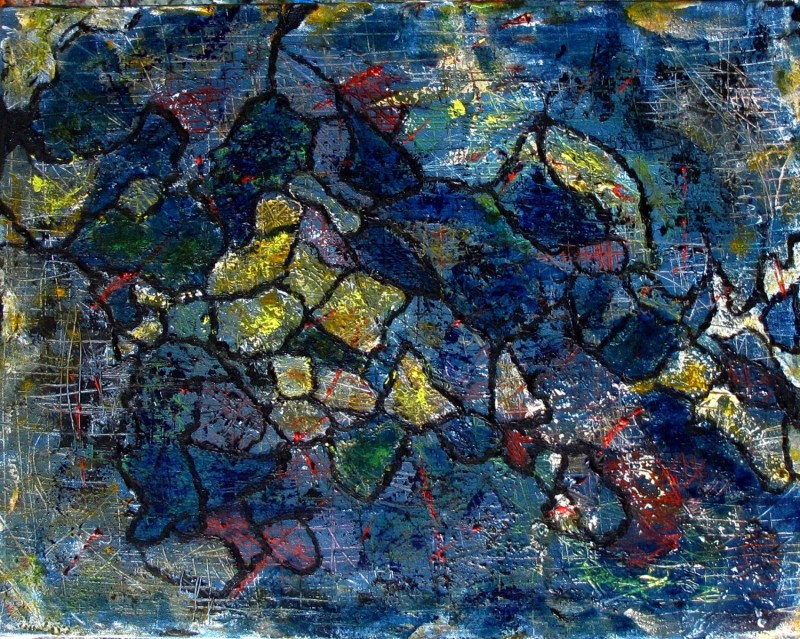 #1167, abstact Oil on canvas