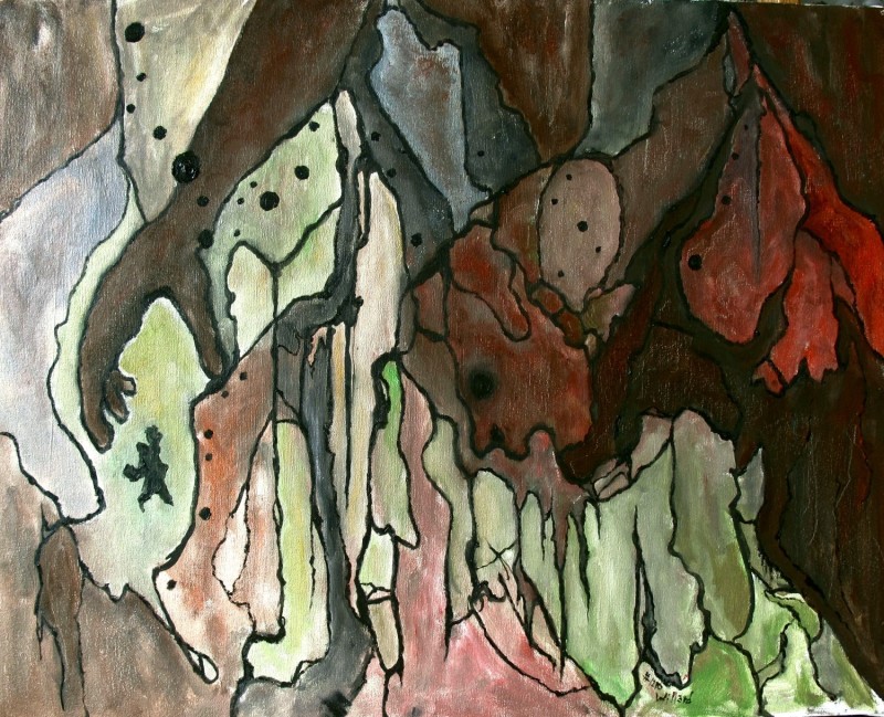 Art by Willard, #1210, oil on canvas