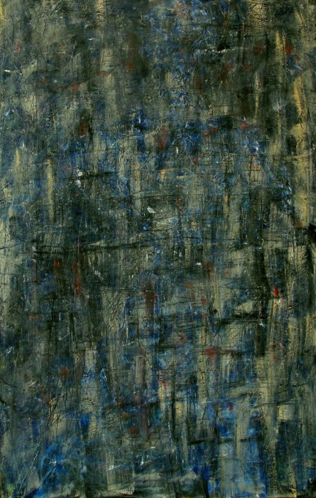 #1218 Willard Art, Abstract Oil Painting