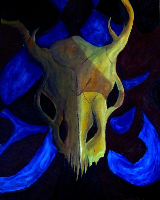 #1233 Deer Skull 