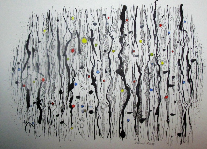 #1239, Pen&Ink, watercolor