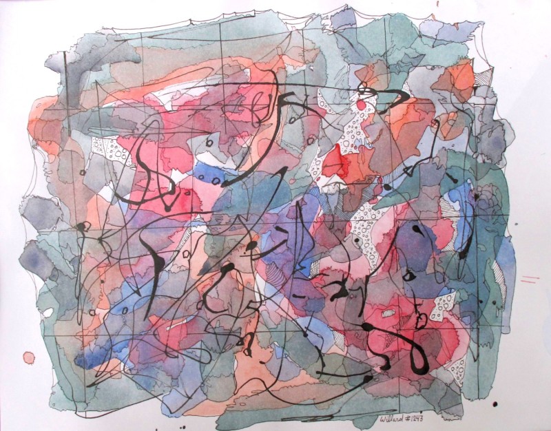 #1243 Willard Art, Watercolor and Pen&Ink