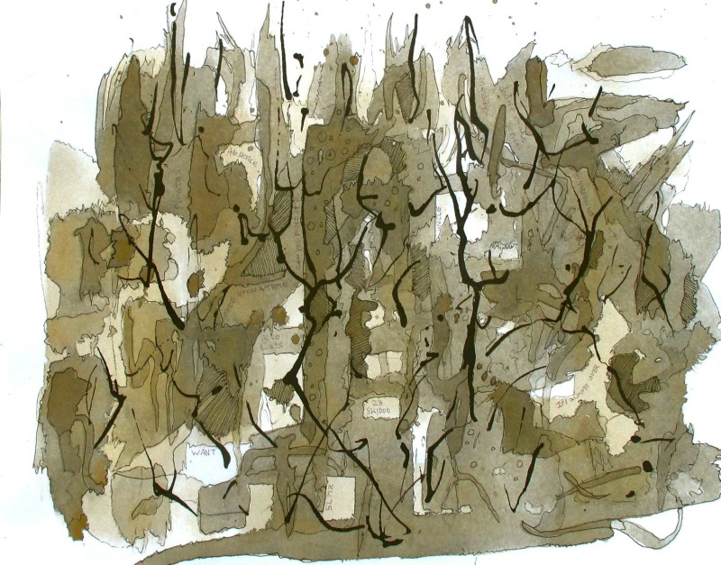 #1253, Acrylic Ink, Willard Art