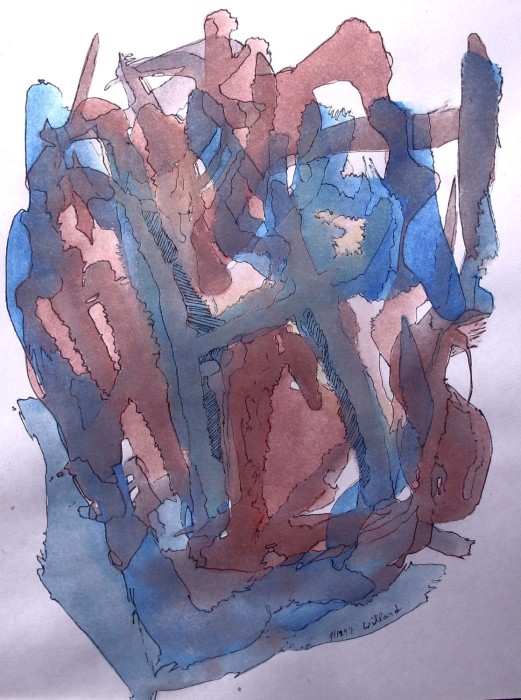 Letter H, Alphebet Series, Willard Art