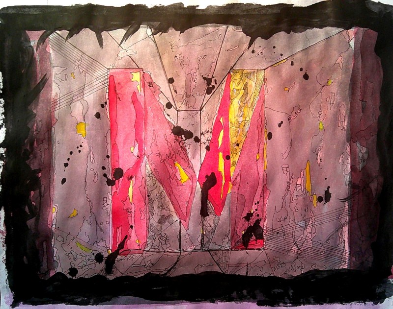 Letter M, Willard Art, Alphabet Series, #1323