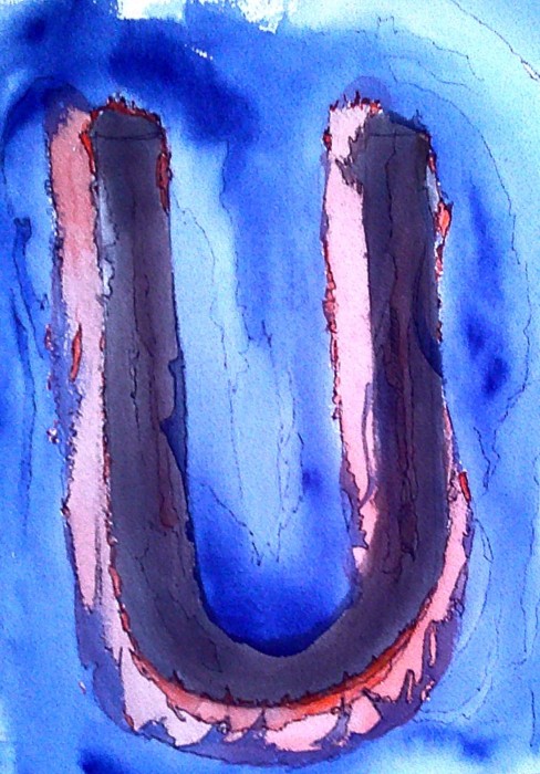 Letter QU Alphabet Series, Willard Art