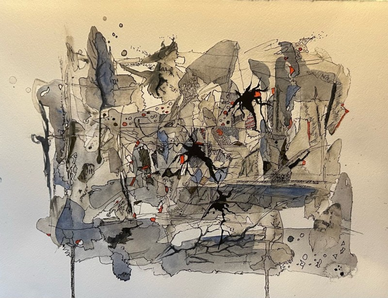 Watercolor, Pen & Ink, WillardGobyArt