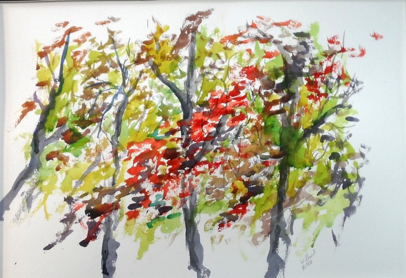 #1358, Watercolor sketch, WillardGobyArt