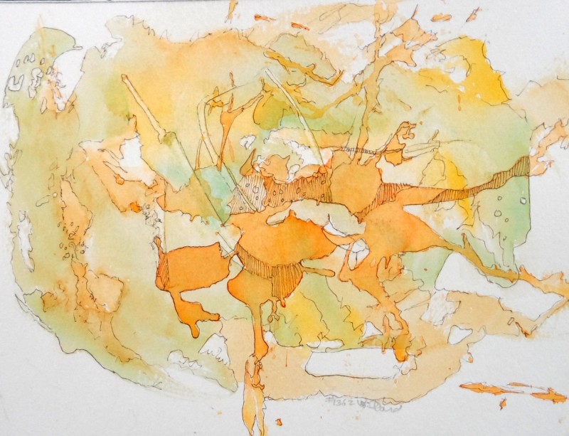 WillardGobyArt, #1362, Abstract Watercolor, Under $100