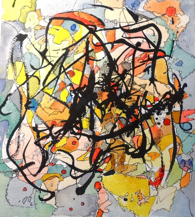 #1376 Acrylic on canvas. Art by Willard