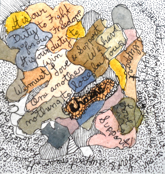 Miniature, Watercolor, Pen&Ink, Willard Art