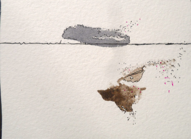 #1520,willard art,Pen & In, ink wash, watercolor