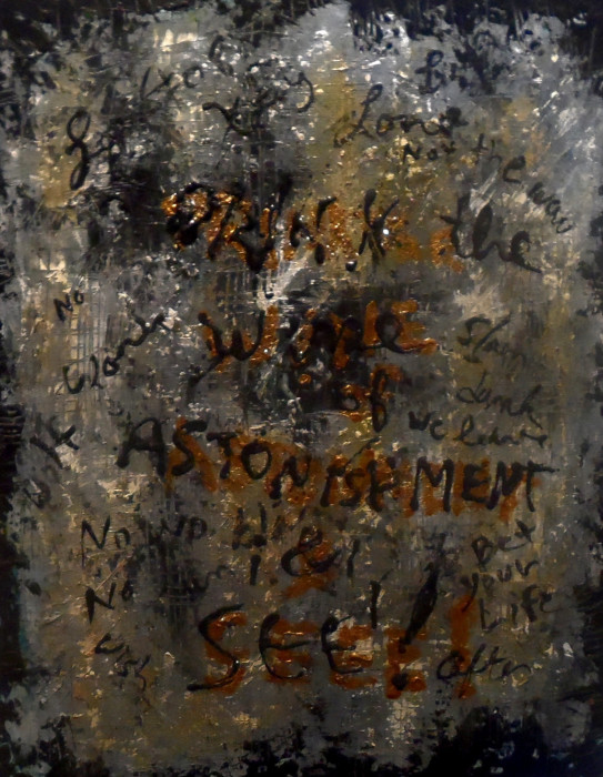 #1551,Wine Astonishment,Willard Art,Oil, Oil Pastel