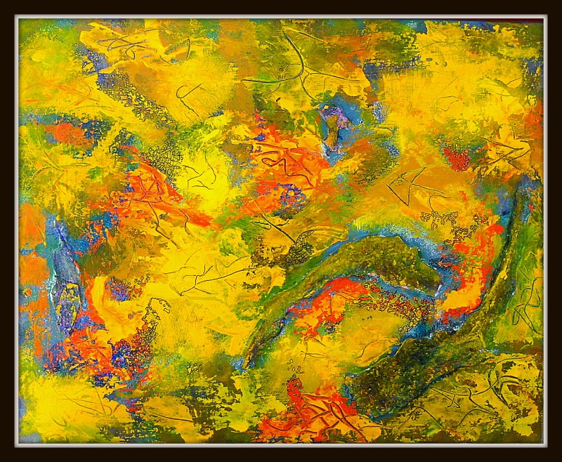#565 Abstract acrylic