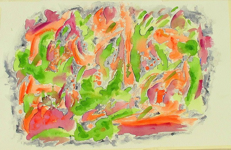 abstract painting, watercolor