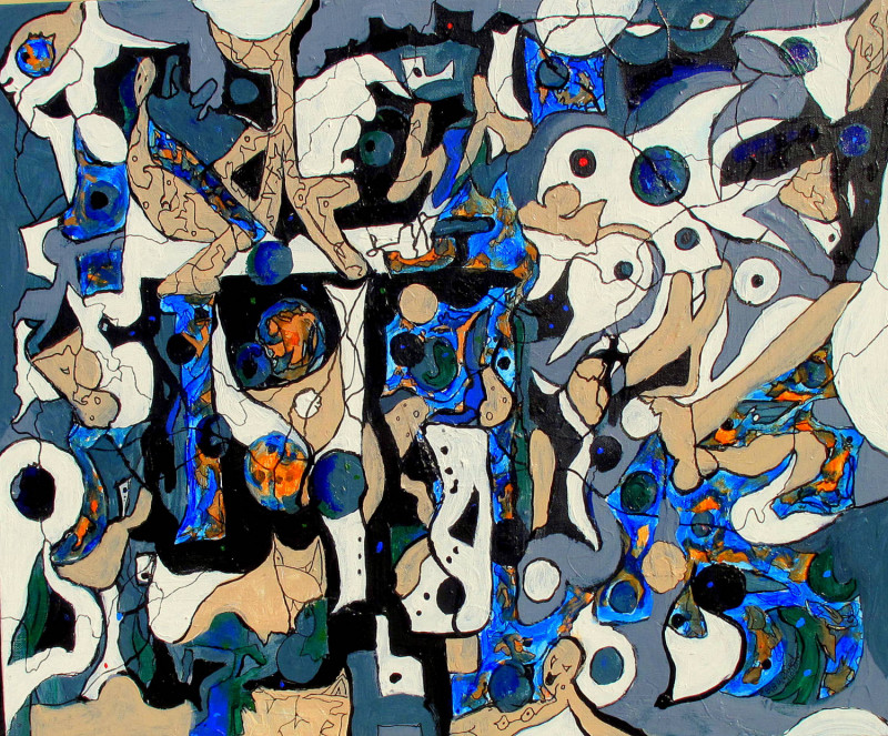 #818 Acrylic on canvas