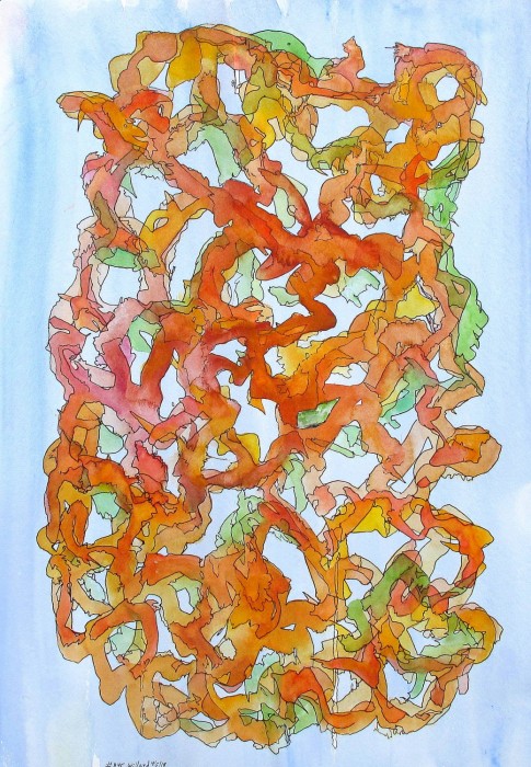 #845, Willard Art, Watercolor,