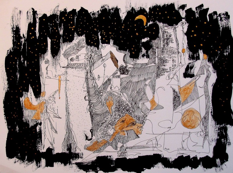 #909 Night of golden stars